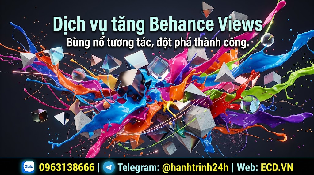 dịch vụ tăng behance views nhanh chóng tăng tương tác