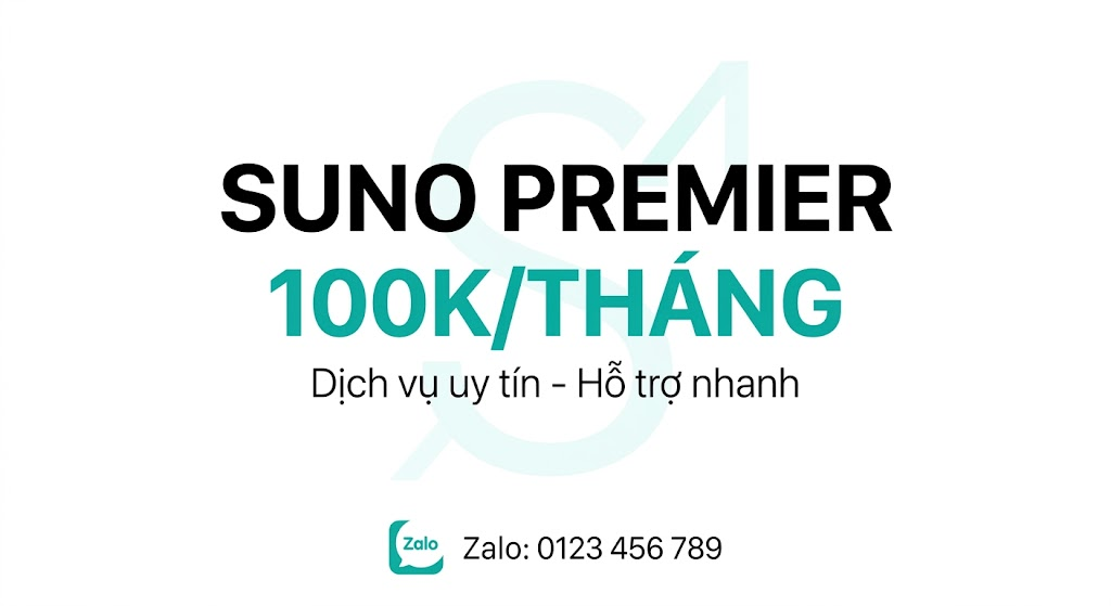 Suno Premier monthly