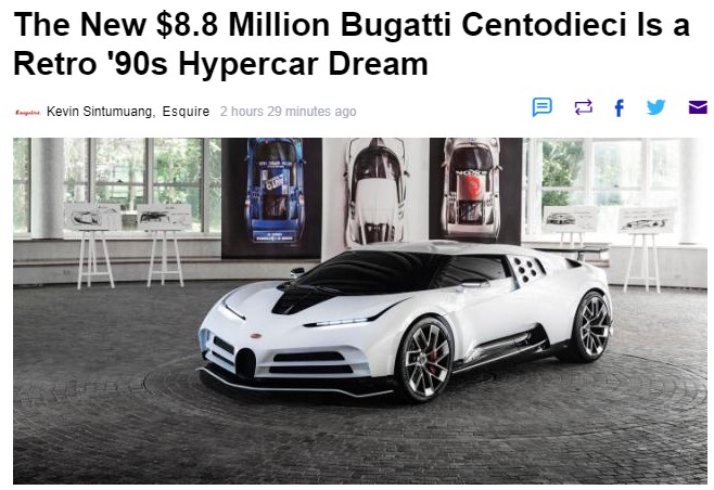 My dream car! Bugatti