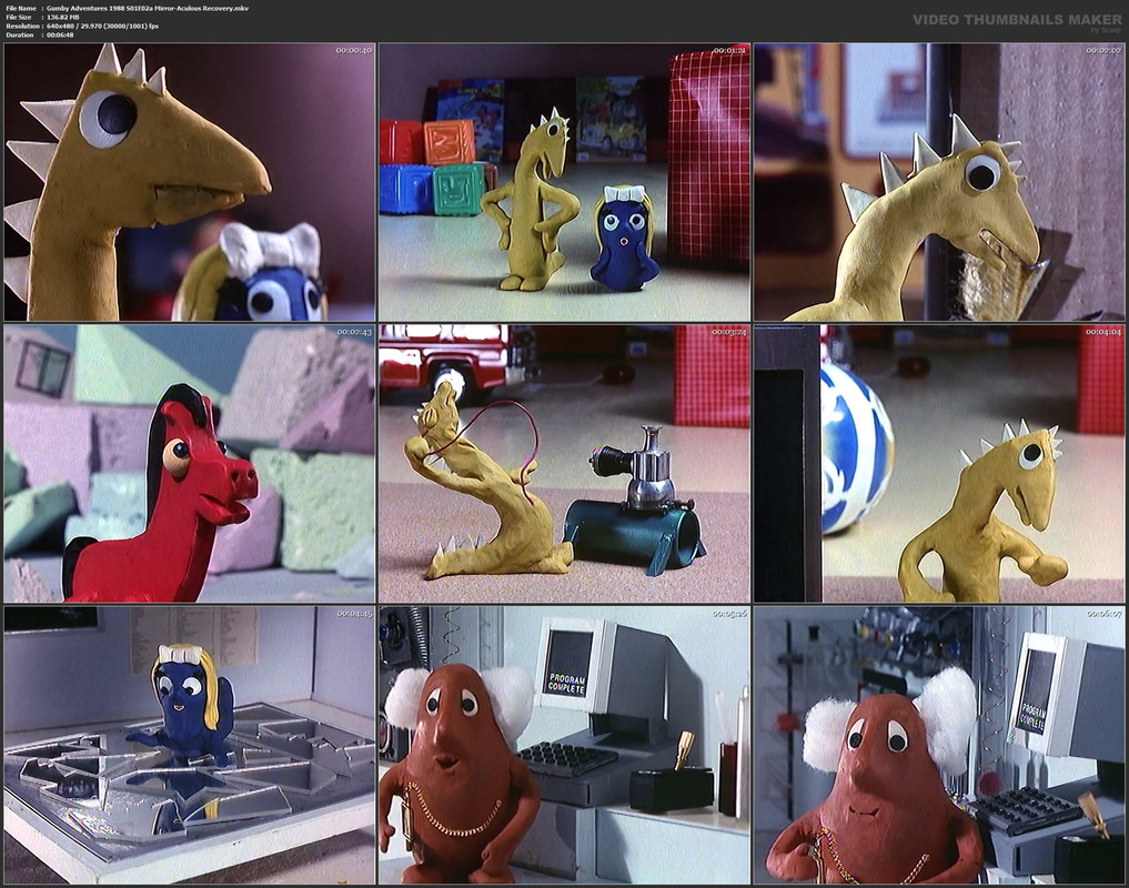 Gumby Adventures 1988 S01E02a Mirror-Aculous Recovery.mkv