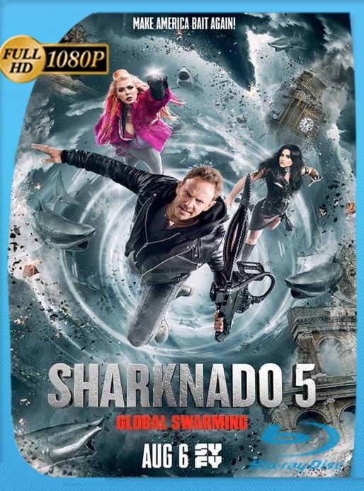 Sharknado 5: Aletamiento Global (2017) WEB-DL HD 1080p Latino [GoogleDrive]