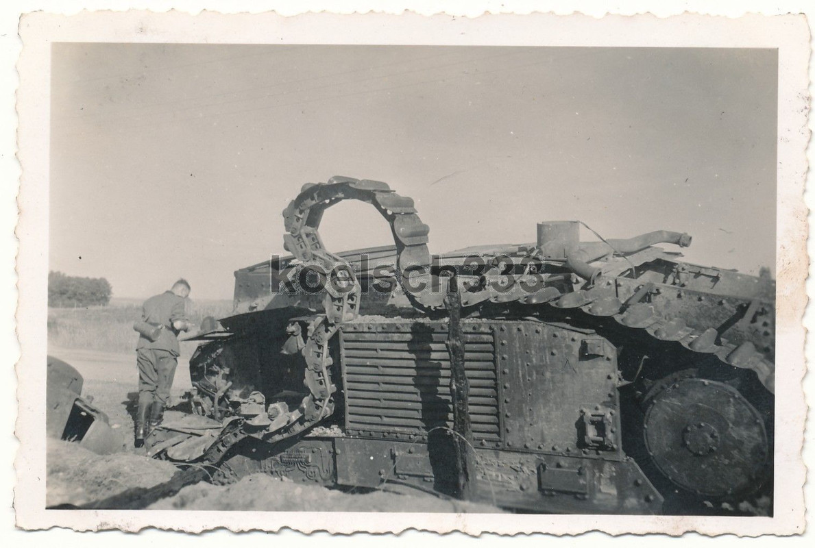 Foto Frankreich - explodierter französischer Cha