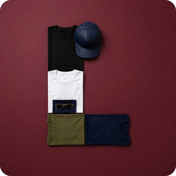 Kit 2 Camisetas Básicas