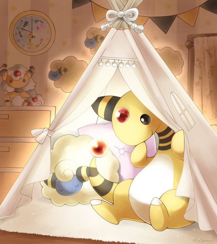 ampharos-mareep-flaaffy-and-mega-ampharo