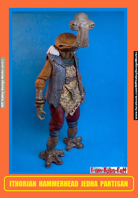 sw custom ithorian jedha partisan figure completed