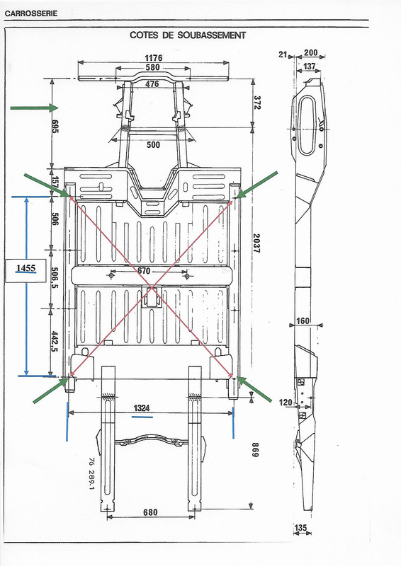 triangulation châssis