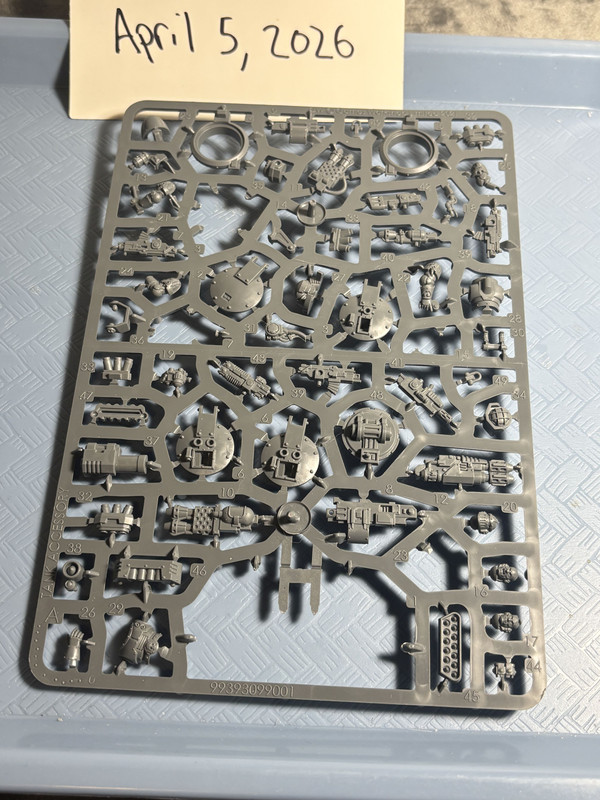 Tanks Bits on Sprues 07