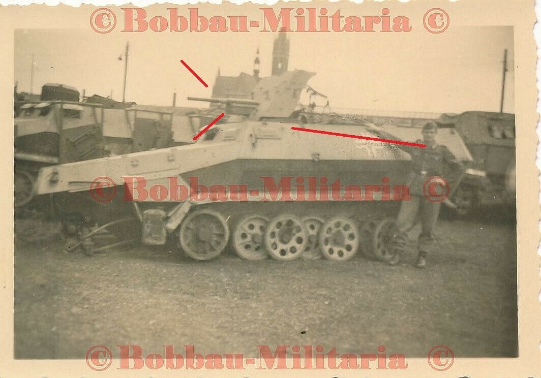 Schützenpanzerwagen SdKfz 251 mit 3,7cm PAK Abschuss-Bilanz Fron