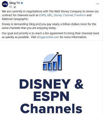 TV Could Drop Disney Channels Like ESPN, ABC