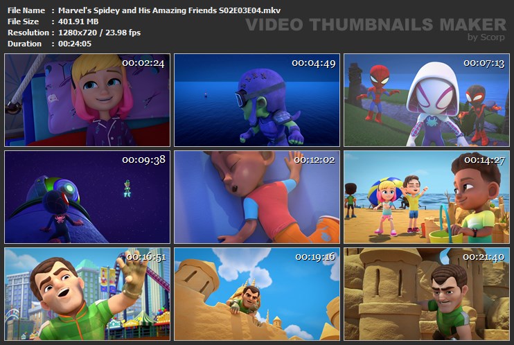 Marvel's Spidey and His Amazing Friends S02E03E04.mkv