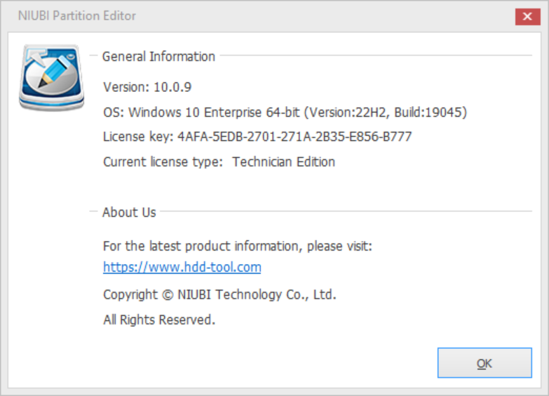 NIUBI Partition Editor 10.0.9 Pro/Unlimited /Technician Edition [Multi] NPE-10-0-9