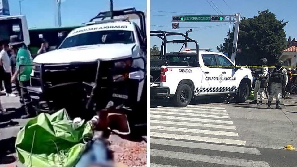 VIDEO: Patrulla de la Guardia Nacional arrolla y mata a vendedor ambulante en Guadalajara