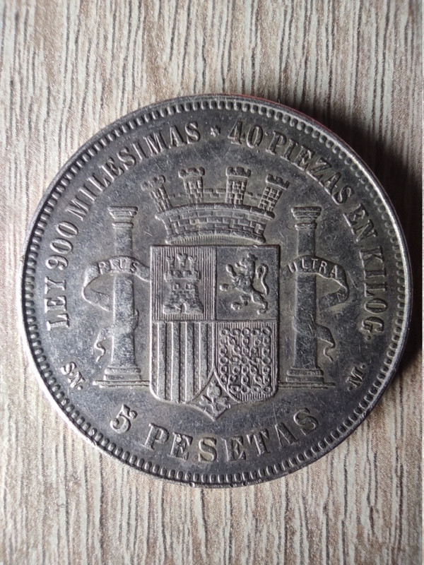 5 pesetas 1870 Gobierno Provisional Img-2014