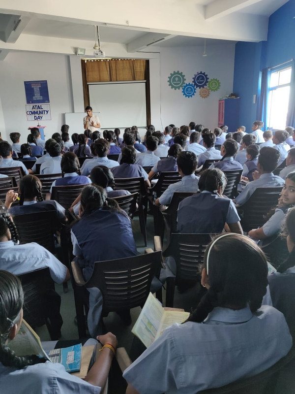 Session taken by Prashant Jain at one of the school for Career?C
