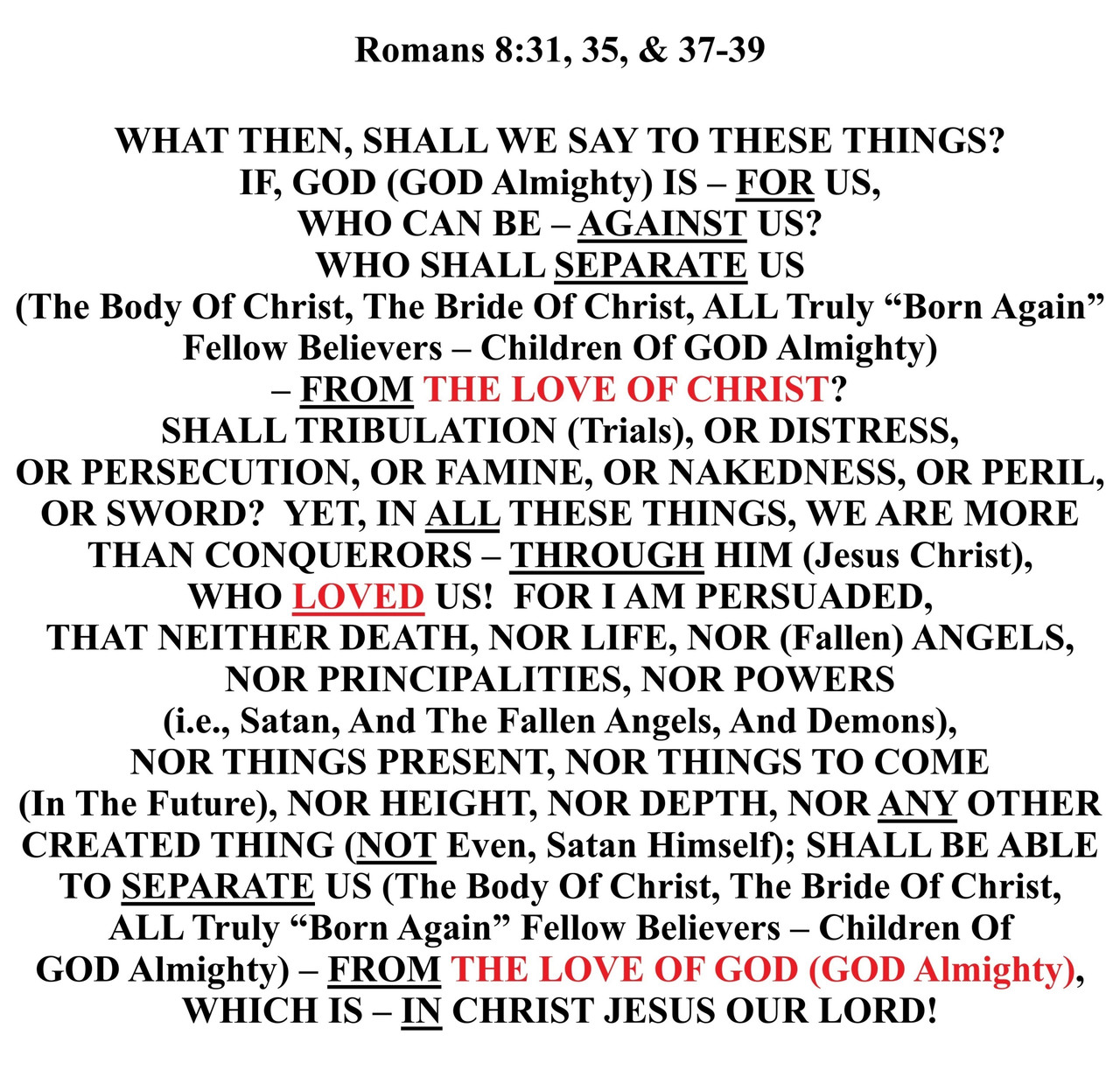 Romans 8 31 35 37 39