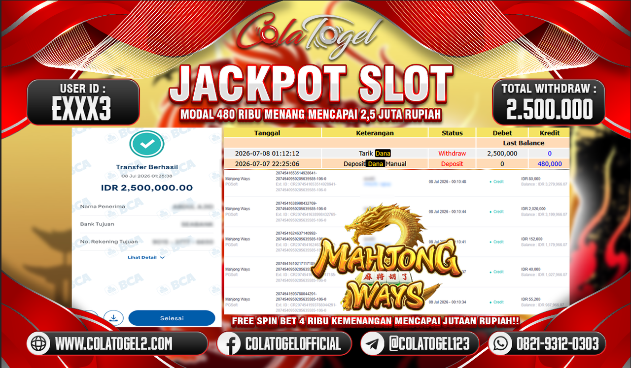 JACKPOT SLOT GACOR!!