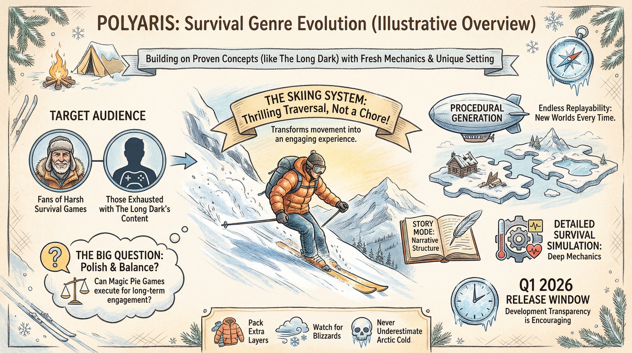 Snow-covered mountain landscape with dramatic winter scenery