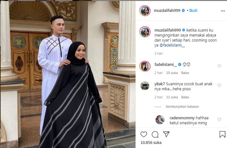 Muzdalifah ungkap Fadel Islamin ingin dirinya ubah penampilan lebih syar'i