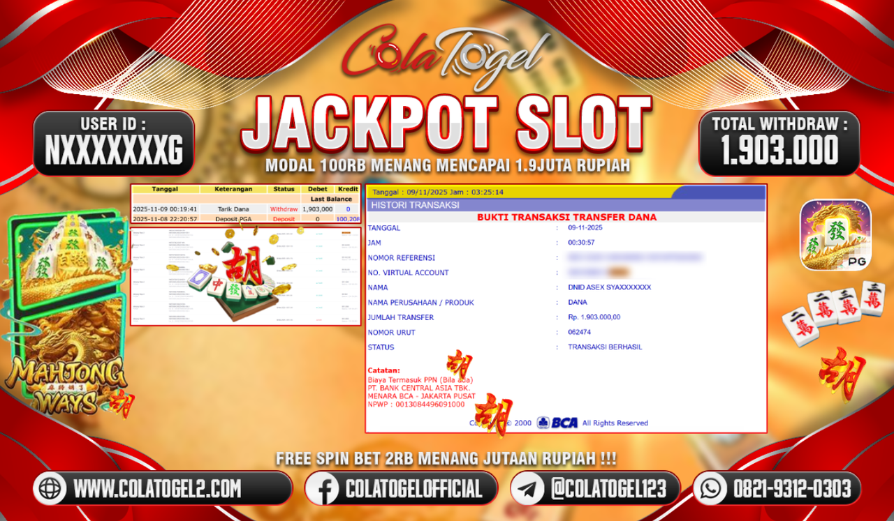 JACKPOT SLOT GACOR!!