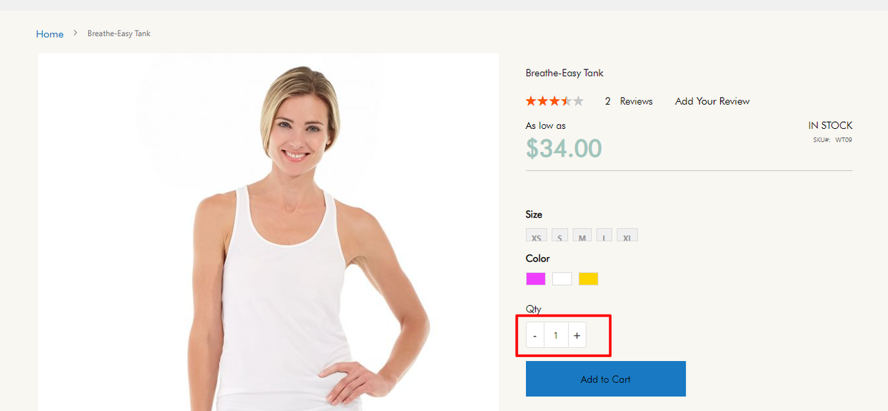 Add Quantity Increment Decrement Button On Product Page and Minicart in Magento2