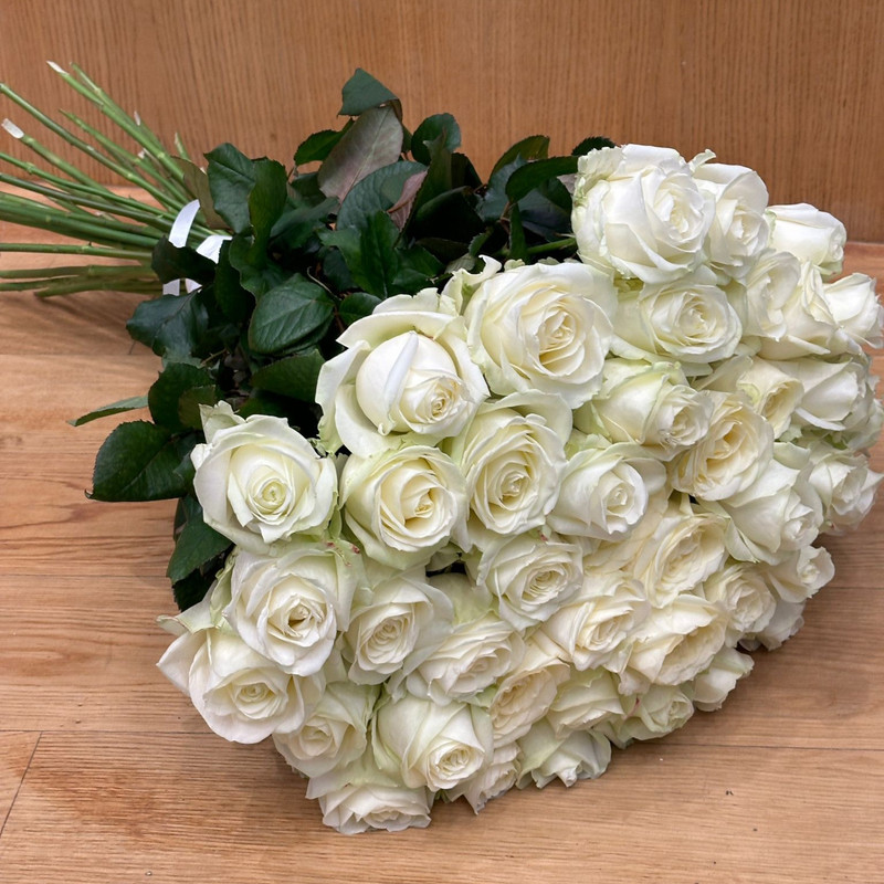 Bukiet róża biała 50