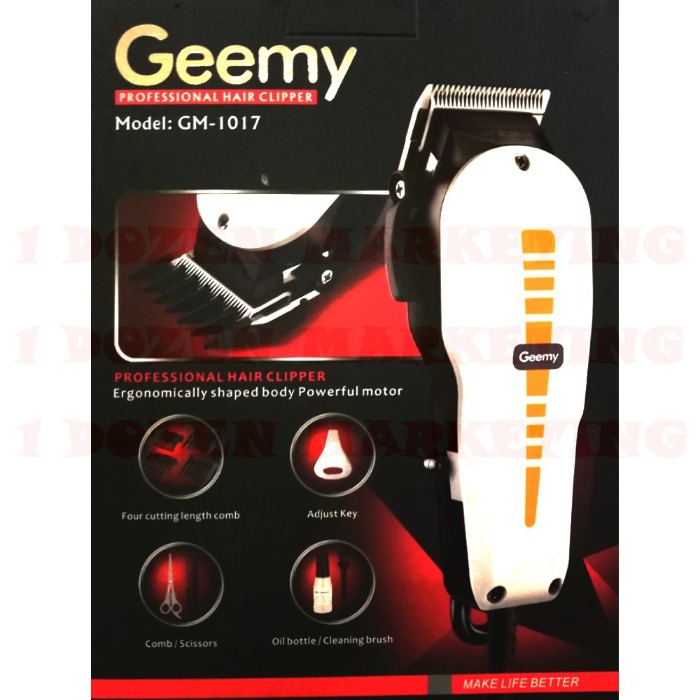 Best Price Gemei Gm 1017 Gm1017 Gm 1017 Professional Hair Beard Trimmer Ready Stock High Quality New Pgmall