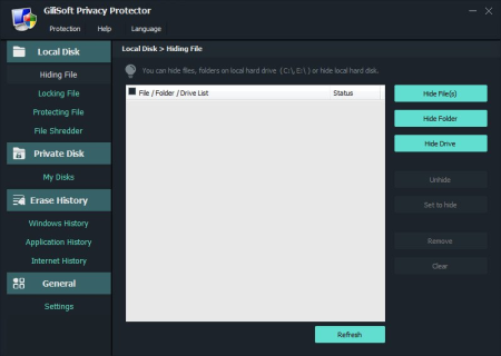 GiliSoft Privacy Protector 11.0 GiliSoft Privacy Protector 11.0