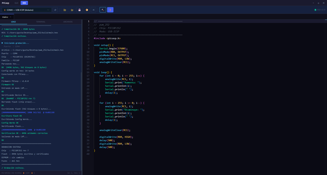 screenshot ide