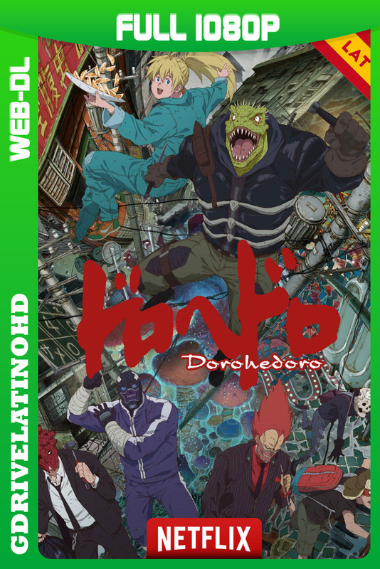 Dorohedoro (2020) Temporada 1 y 2 [23/23] WEB-DL 1080p Latino-Inglés