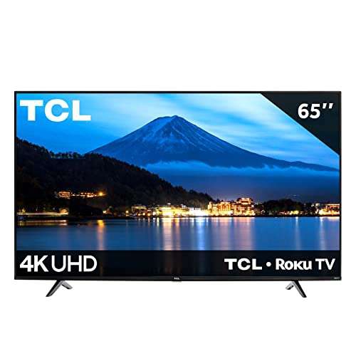 Amazon: Pantalla TCL 65" 4K Smart TV LED 65S443-MX Roku TV (2021) 