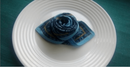 Art of folding napkins