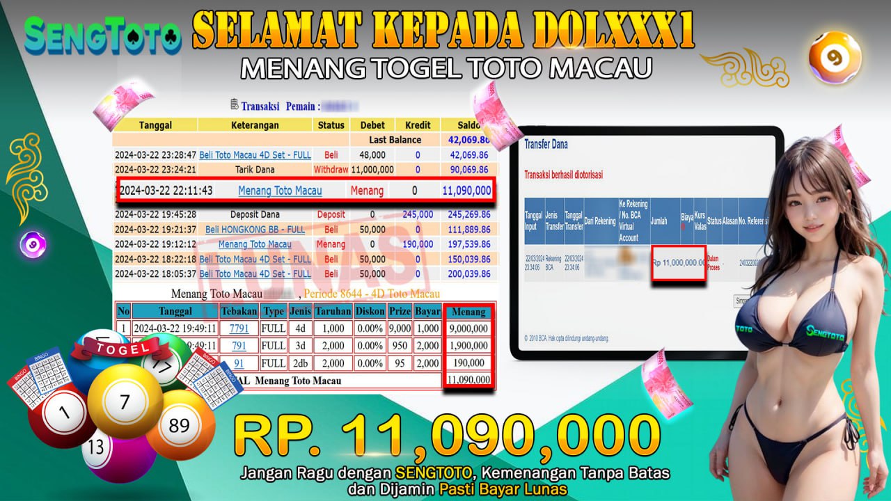 BUKTI PEMBAYARAN TOGEL TOTO MACAU