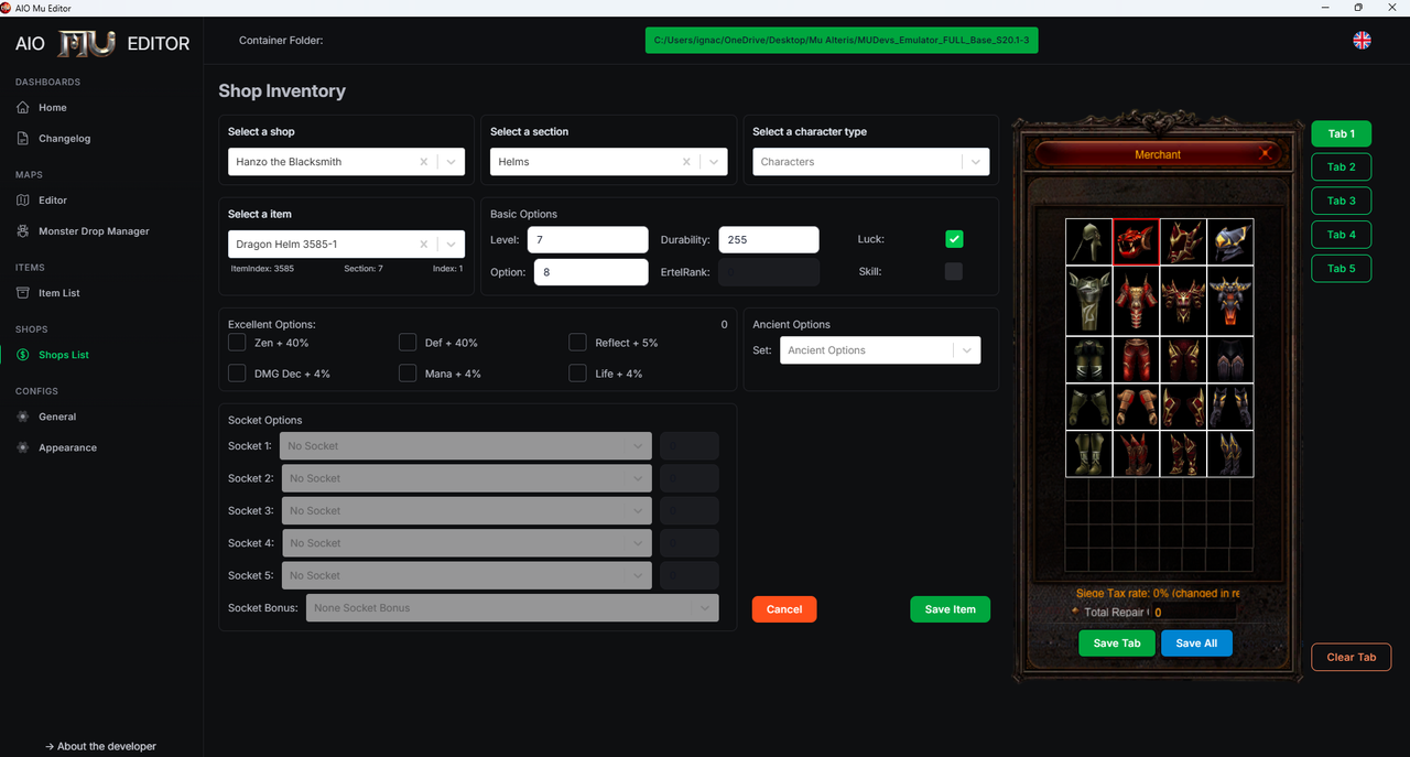 Descargar AIO Mu Editor - MuDevs 2025 Descargar AIO Mu Editor - MuDevs 2025 - Editor de Drops