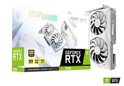 Amazon: ZOTAC GAMING GeForce RTX 3060 AMP White Edition 12GB 