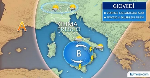Le lingue di freddo che portano aria artica: «Così cambia il clima» dans Articoli di Giornali e News Meteo