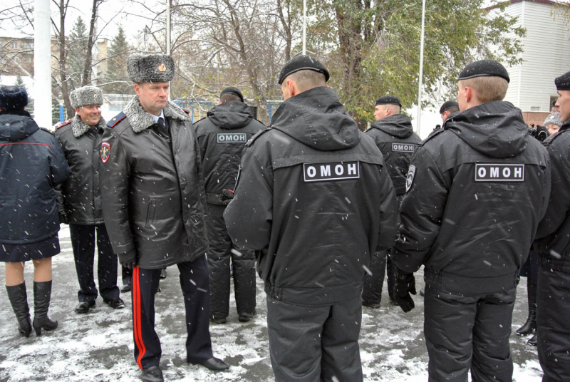 Форма омон черная нового образца