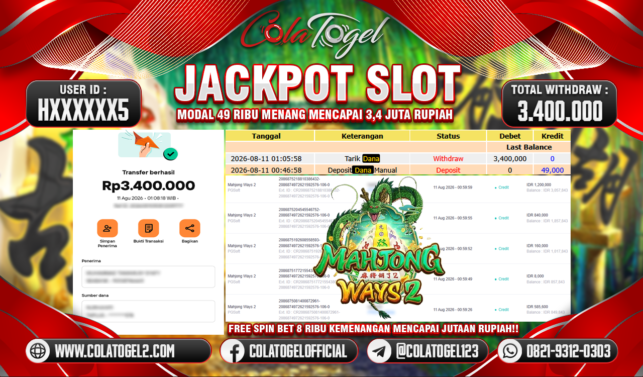 JACKPOT SLOT GACOR!!