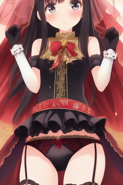 01672-3860626802-extremely detailed [Shakugan no Shana__0.5] Tsundere bishoujo wearing Intricately e