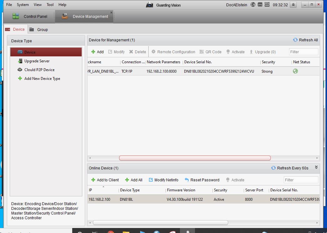 Added  P2P Device Type    but not highlighted