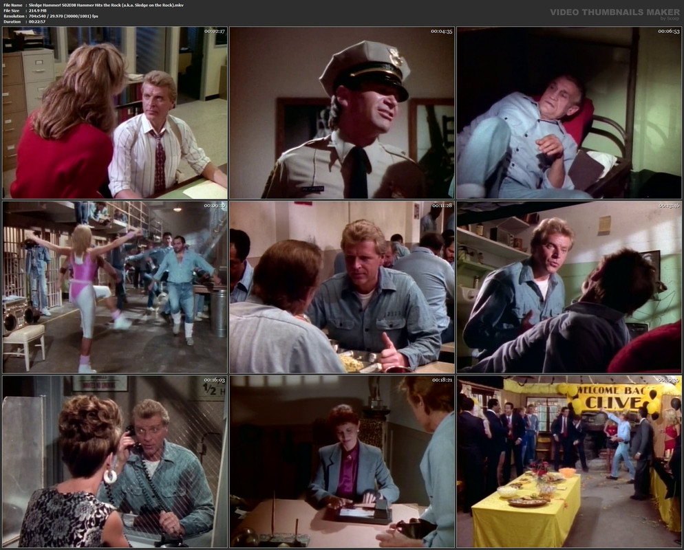 Sledge Hammer! S02E08 Hammer Hits the Rock (a.k.a. Sledge on the Rock).mkv