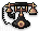 Black and gold telephone