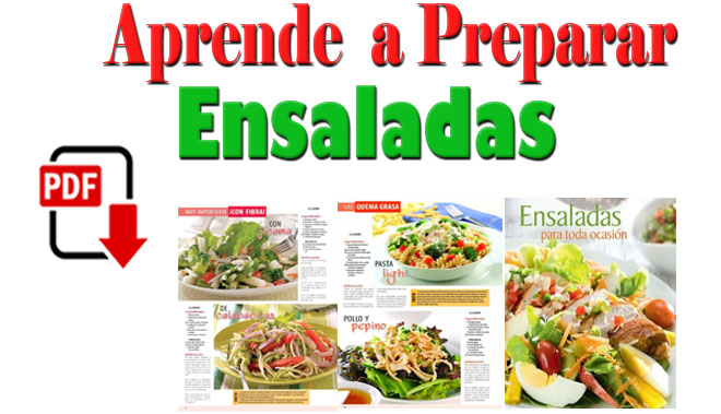 Curso preparar ensaladas y postres para toda ocasión manuales pdf