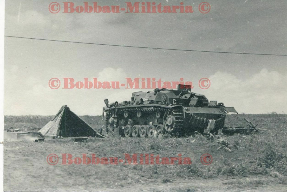Foto Ostfront Russland Sturmgeschütz STUG III Kennung C Panzer SFL ARI
