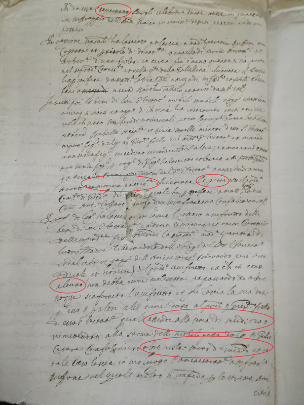 Testamento Faustino Crema 18Sep1677 - 2