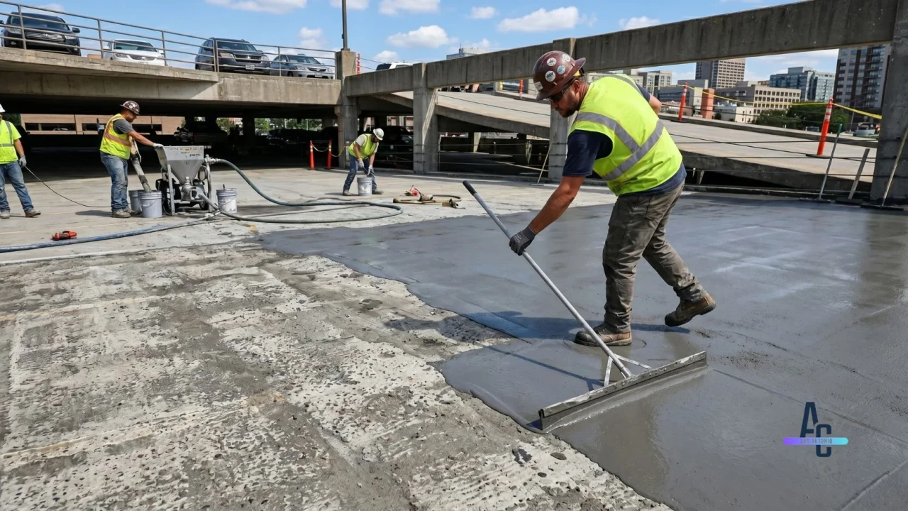 Commercial concrete repair cost San Antonio