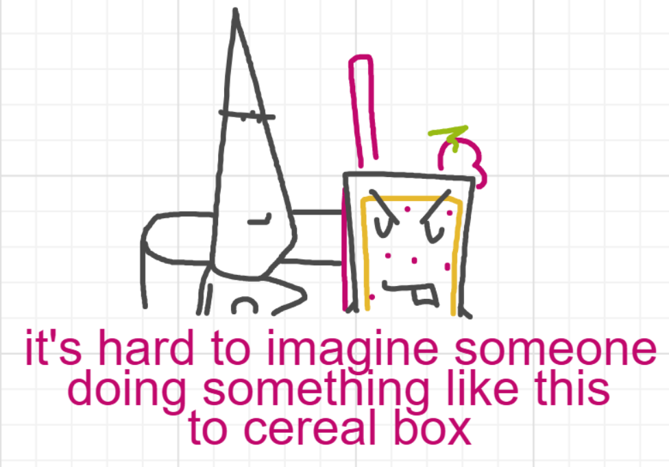 A panel from A Murder On The, episode six of the Board Boards object show by Furretwalk/WalkingFurret.