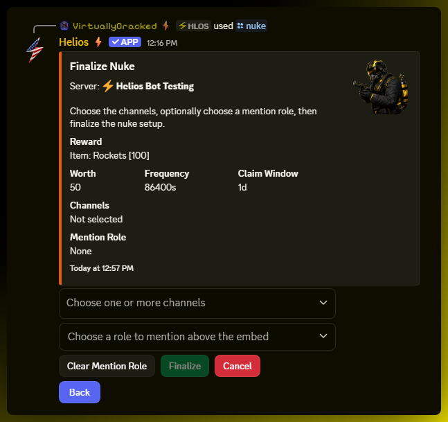 finalize nuke