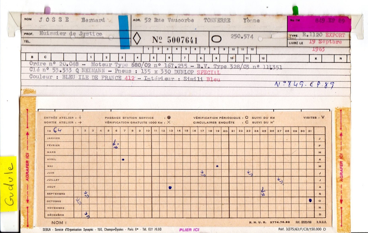 1963-09-19 - R4 - Jossé fiche APV