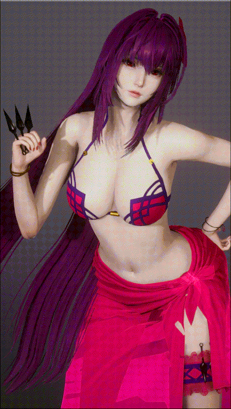 【FGO】 Assassin 斯卡哈(泳装)
