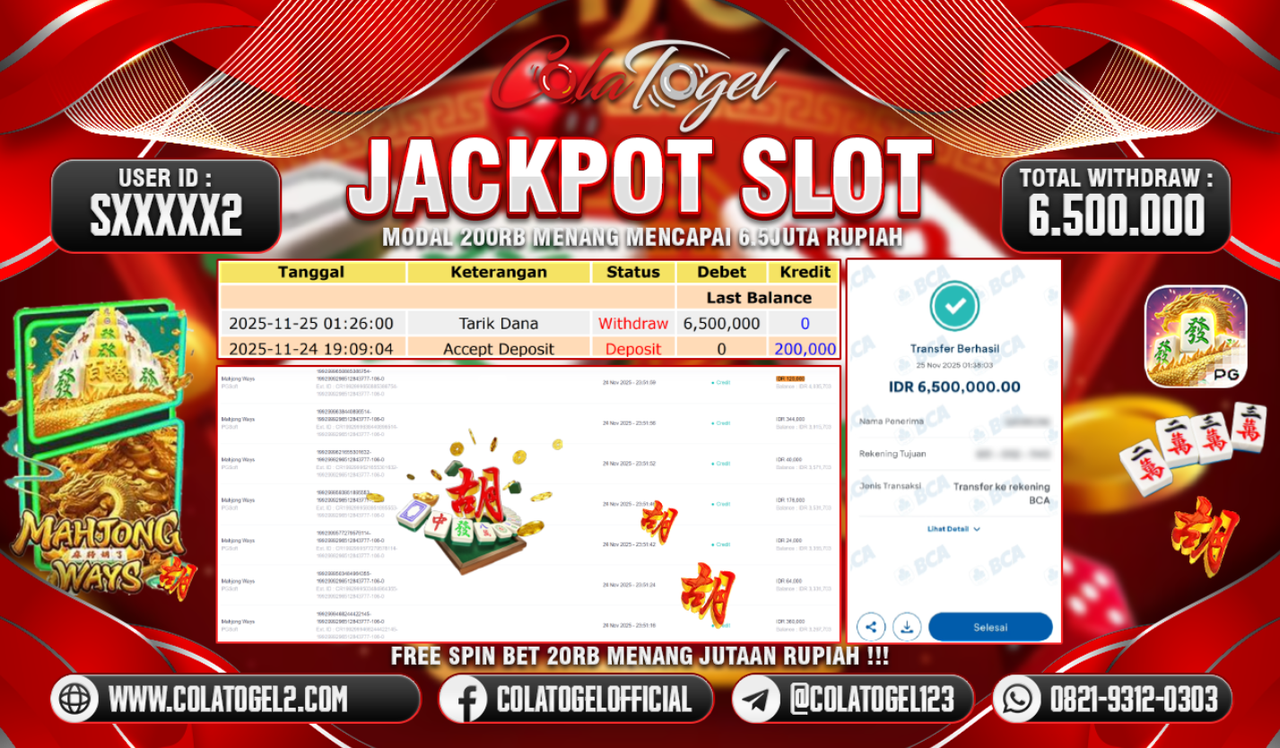 JACKPOT SLOT GACOR!!